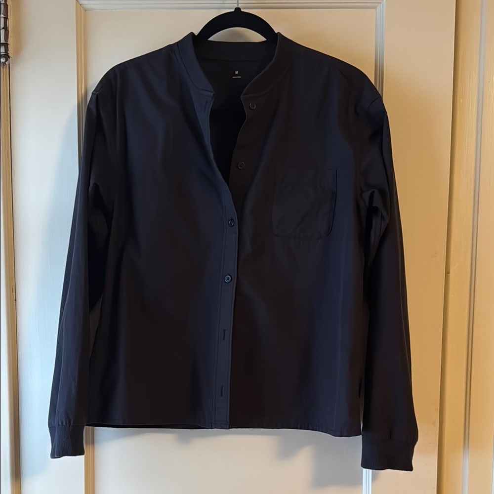 MUJI Black Button-Up Shirt